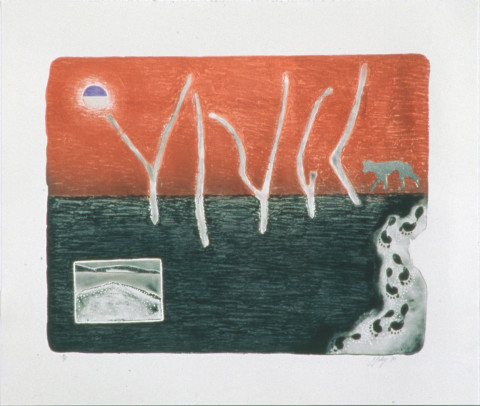 Fiona Foley Booral Mangroves, 1990; lithograph; 71.5 x 84 cm; Edition of 50; enquire