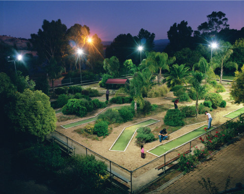 Anne Zahalka Mini-golf course, Lake Hume Resort, New South Wales, 2004; type C photograph; 115 x 145 cm; Edition of 12; enquire