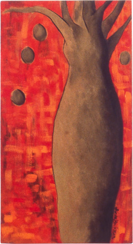 Linda Jackson Boab, 1998; acrylic on wood; 54 x 30 cm; enquire