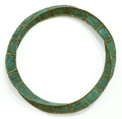 Bronwyn Oliver Halo, 1993; copper, iron; 75 x 30 x 25 cm; enquire