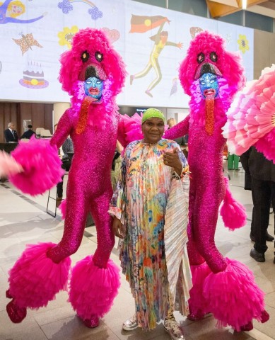 EVENT: National Portrait Gallery's 18+ late-night event celebrates Kaylene Whiskey's major survey exhibition 'Super Kaylene Whiskey'