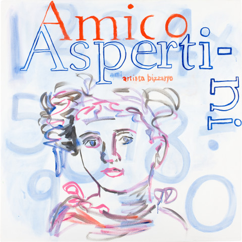 Angela Brennan Amico Aspertini, 2009; oil on linen; 122.5 x 122.5 cm; enquire