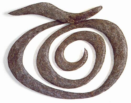 Bronwyn Oliver Cedilla, 2002; copper; 97 x 73 x 6 cm; enquire