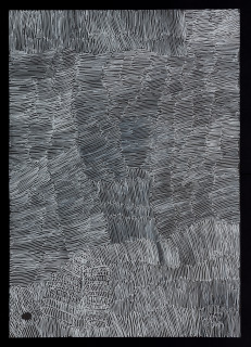Nyapanyapa Yunupingu untitled, 2018; 5263-18; paint pen on clear acetate; 84 x 60 cm; Enquire