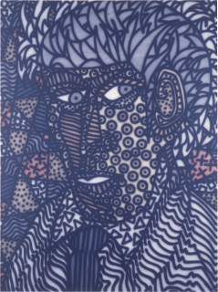 Howard Arkley Portrait, 1983; acrylic on canvas; 160 x 120 cm; enquire