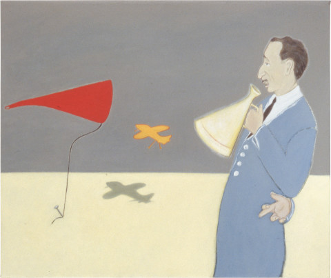 Vivienne Shark LeWitt My Echo, My Shadow, 1992; acrylic on linen; 51 x 60 cm; enquire
