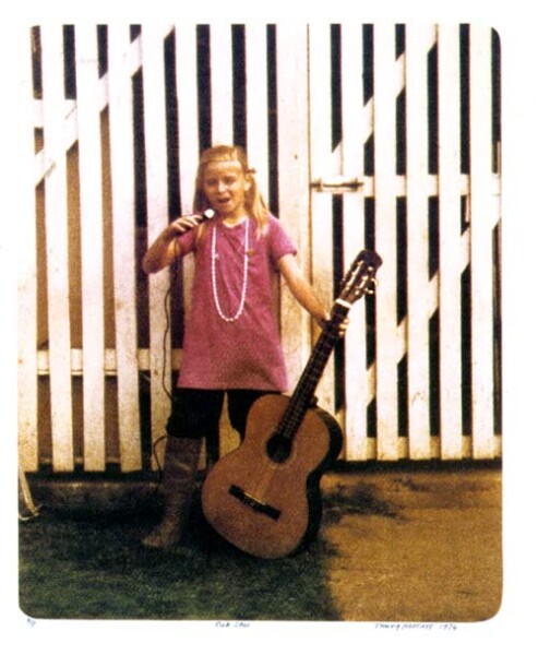 Tracey Moffatt Rock Star 1974, 1998; from the series Backyard; Off set print on Natural Snow Gum paper using light fast ink; 44 x 35.5 cm; Edition of 60; enquire
