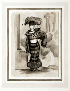 Linda Marrinon Untitled, 2005; watercolour on paper and mount board; 53 x 41 cm; enquire