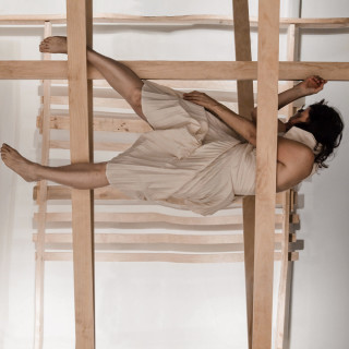 Julie Rrap Escape Artist: Castaway (still), 2009; digital video; Edition of 5 + AP 2; enquire