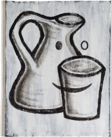 Nell When 2 become 3, 2018; acrylic paint on canvas; 92.6 x 73.8 cm; enquire