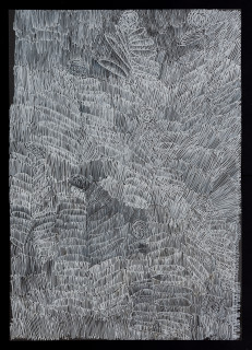 Nyapanyapa Yunupiŋu untitled, 2018; 5595-18; paint pen on clear acetate; 84 x 60 cm; enquire