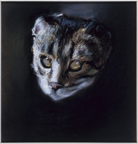 Louise Hearman Untitled #  968, 2002; pastel on paper; 17 x 16 cm; enquire