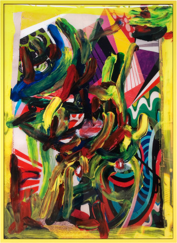 TV Moore Colour Drunks and Ritalin, 2011; unique c-print, painted frame; 171 x 124 cm; enquire