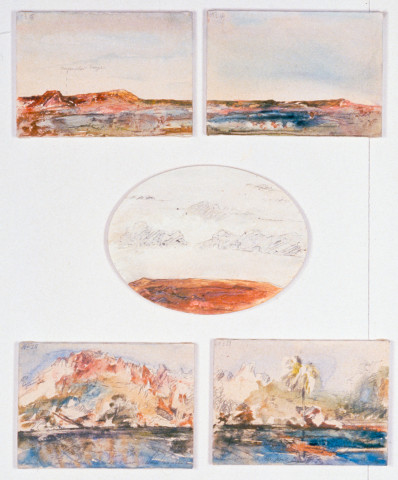 Mandy Martin Mt Isa to Gunpowder Suite, 1994; mixed media; 17 works; 25 x 35 cm; enquire