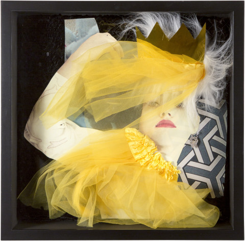 Jacqueline Fraser The Making of L'eclisse 2016, 2016; mixed media; 46 x 46 x 10 cm; enquire