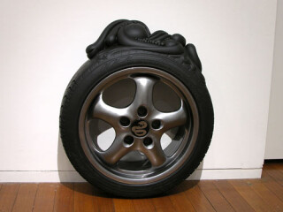 Patricia Piccinini 11. Radial, 2005; fibreglass, automotive paint and stainless steel; 70 x 60 x 21 cm; Edition of 6 + AP 2; Enquire