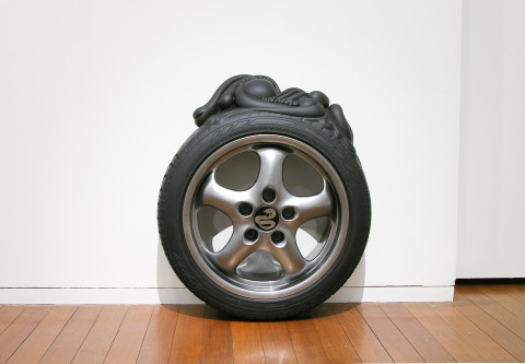Patricia Piccinini Radial, 2005; fibreglass, automotive paint and stainless steel; 70 x 60 x 21 cm; Edition of 6 + AP 2; enquire