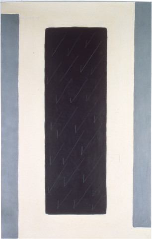 David Tremlett 24 Scratches, 1988; pastel on paper; 203 x 130 cm; enquire