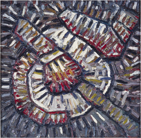 Keith Looby To paint, 1983-84; from the series Little Arteaters; oil on canvas; 62 x 62 cm; enquire