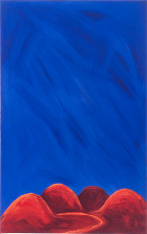 Linda Jackson Blue Sky, 1998; acrylic on canvas; 120 x 75 cm; enquire