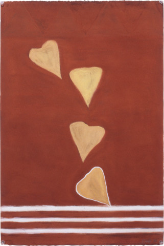 Fiona Foley Yam Leaves, 1992; pastel on paper; 56 x 38 cm; enquire