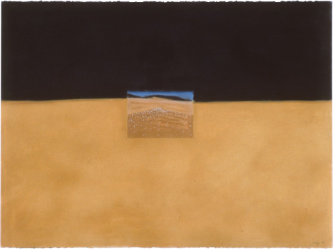 Fiona Foley Knife Blade Sandblow II, 1990; pastel on paper; 57 x 76.5 cm; enquire