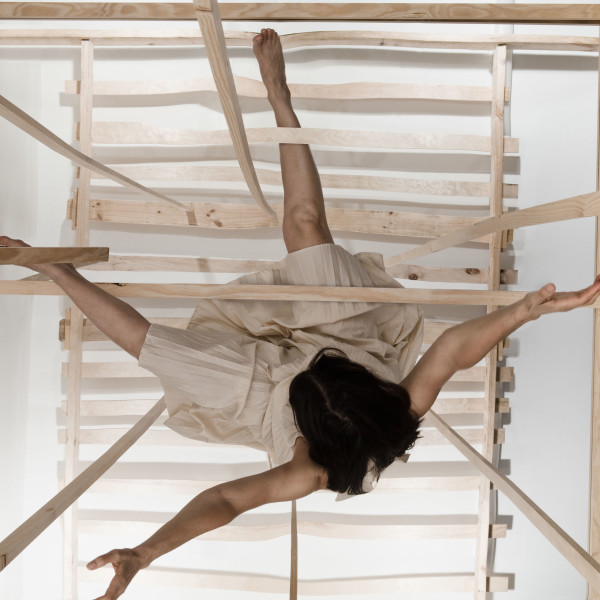 Julie Rrap Escape Artist: Castaway 3, 2009; Digital print on archival rag paper; 120 x 120 cm