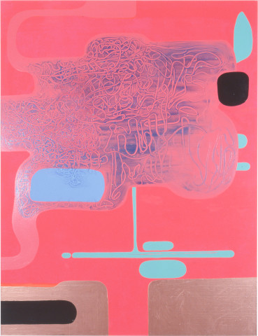 Dale Frank The Lost Highway, 2000; acrylic on linen; 260 x 200 cm; enquire